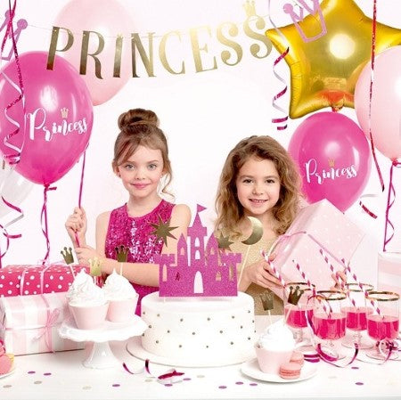 Gold Princess Garland I Princess Party Supplies I My Dream Party Shop I UK