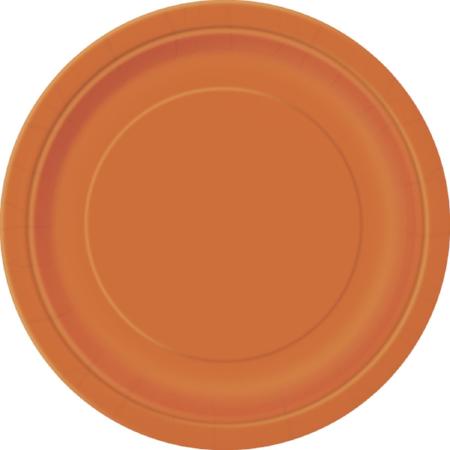 Large Pumpkin Orange Plates I Orange Party Tableware I My Dream Party Shop UK