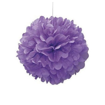 Purple Pom Pom I Modern Purple Decorations I My Dream Party Shop UK