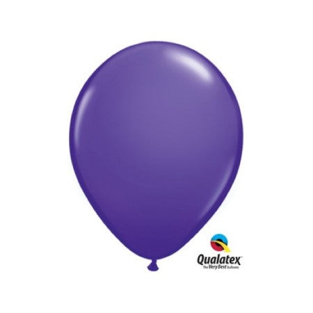 Purple Violet 11 Inch Balloons by Qualatex I Latex Party Balloons I My Dream Party Shop I UK