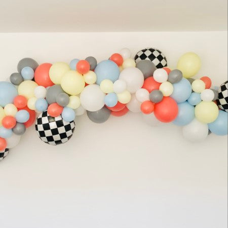 Racing Car Themed Balloon Garland I Balloon Garlands for Collection Ruislip I My Dream Party Shop