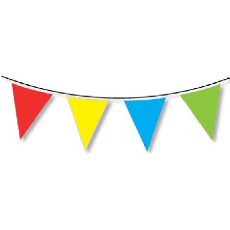 Giant Rainbow Flag Bunting I Festival Party Supplies I My Dream Party Shop
