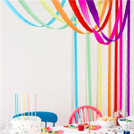 Rainbow Party Streamers I DIY Party Decorations I My Dream Party Shop