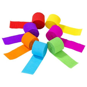 Rainbow Party Streamers I Crepe Party Decorations I My Dream Party Shop
