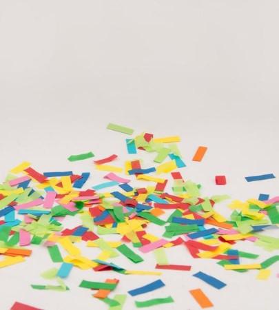 Rainbow Confetti Cannon 20 cm I UK
