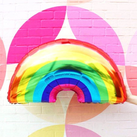 Rainbow Foil Balloon I Rainbow Party Supplies I My Dream Party Shop UK