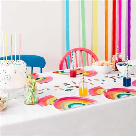 Rainbow Brights Rainbow Shaped Napkins I Rainbow Party I My Dream Party Shop 