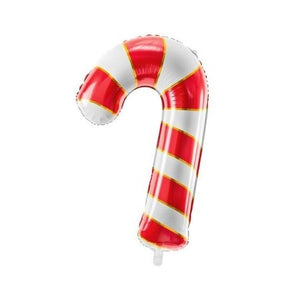 Red and White Striped Candy Cane Balloon I Christmas Balloons I My Dream Party Shop