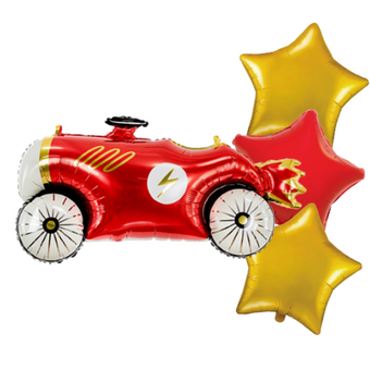 Red Foil Car Helium Balloon I Collection Ruislip I My Dream Party Shop