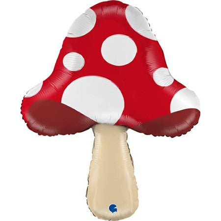 Red Mushroom Foil Balloon I Fairy Party Balloons I My Dream Party Shop UK