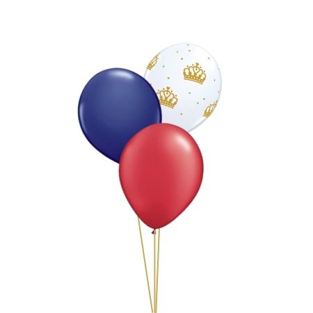 Royal Jubilee Helium Balloon Bouquet I Royal Jubliee Party Balloons I My Dream Party Shop