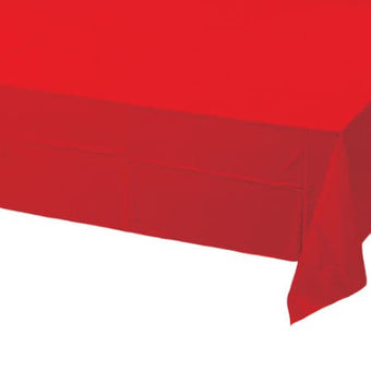 Red Paper Table Cover I Modern Red Party Supplies I My Dream Party Shop UK
