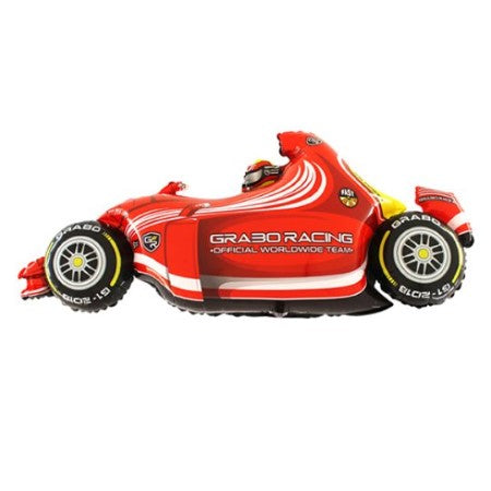 Speedy Red Racing Car Balloon I Formula One Party Balloons I My Dream Party Shop UK
