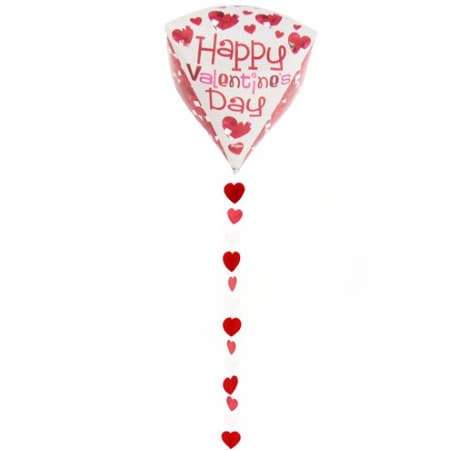 Red, Pink and White Heart Balloon Tail I Cool Balloon Tails I My Dream Party Shop I UK