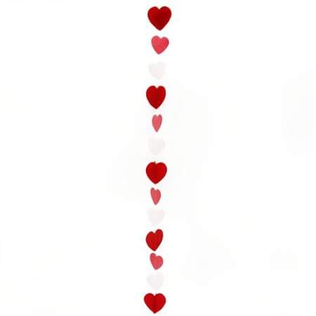 Red, Pink and White Heart Balloon Tail I Cool Balloon Accessories I My Dream Party Shop I UK