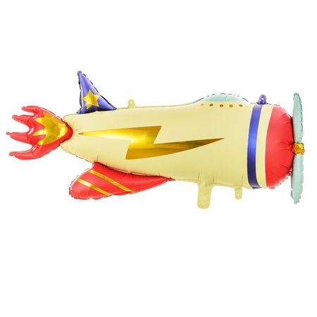 Retro Airplane Foil Balloon I Fun Foil Balloons I My Dream Party Shop UK