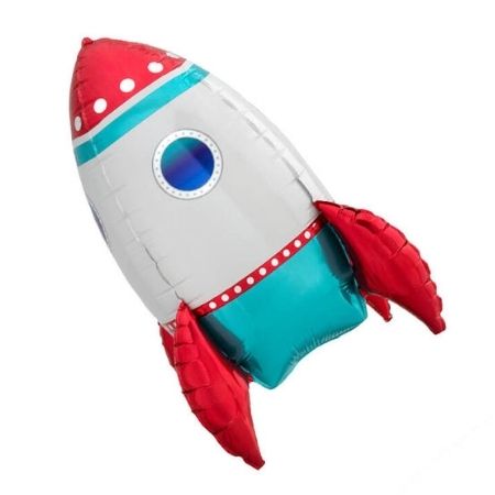 Rocket best sale with balloon