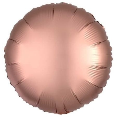 Rose Copper Satin Round Balloon I Rose Gold Party Balloons I My Dream Party Shop UK