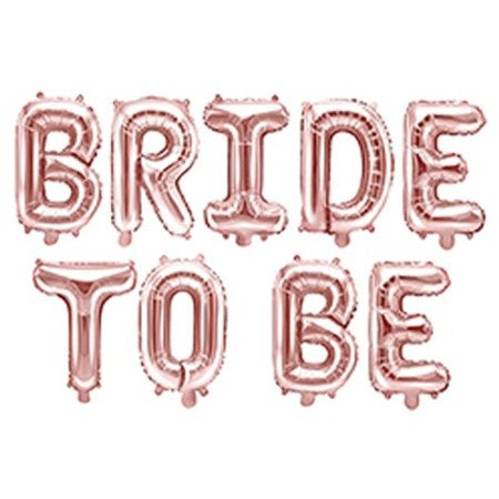 Rose Gold Bride to Be Balloon Bunting I Modern Hen Party Decorations I My Dream Party Shop