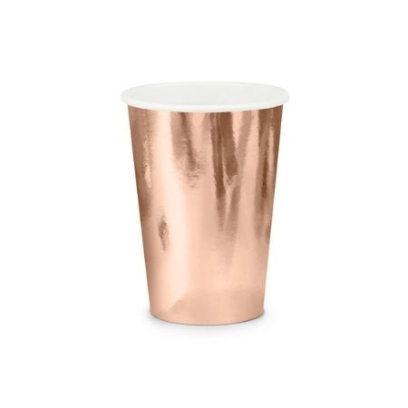 Rose Gold Foil Cups I Rose Gold Party Tableware I My Dream Party Shop UK