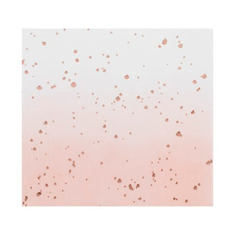 Pink and Rose Gold Ombre Napkins I Pink Party Supplies I My Dream Party Shop