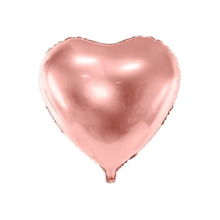 Extra Large Metallic Foil Rose Gold Heart Balloon I Rose Gold Balloons I My Dream Party Shop