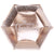 Hexagonal Rose Gold Merry Christmas Plates I Christmas Party Supplies I My Dream Party Shop UK