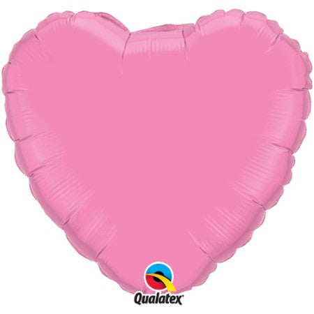 Rose Pink Heart Foil Balloon I Valentine&#39;s Day Balloons I My Dream Party Shop UK