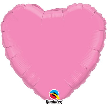 Rose Pink Heart Foil Balloon I Valentine's Day Balloons I My Dream Party Shop UK