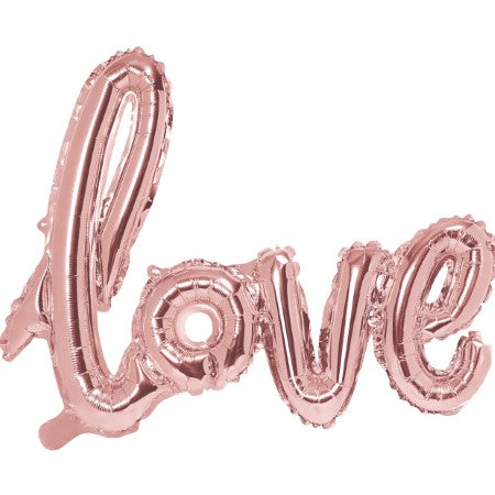 Love Rose Gold Balloon Hoop Kit  I Hen Party Decorations I My Dream Party Shop UK