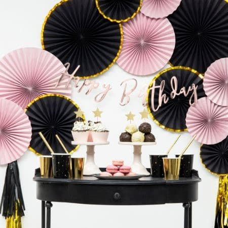 Rose Gold Happy Birthday Garland I Rose Gold Party Supplies I My Dream Party Shop I UK