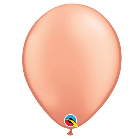 Rose Gold 5 Inch Balloons by Qualatex I Cool Party Balloons I UK