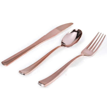 Rose Gold Cutlery I Rose Gold Party Tableware I My Dream Party Shop I UK