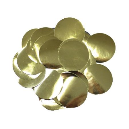 Gold Foil Confetti Circles I Stunning Gold Decorations I My Dream Party Shop I UK
