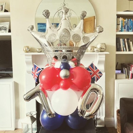 Royal Crown Column I Coronation Party Balloons I My Dream Party Shop