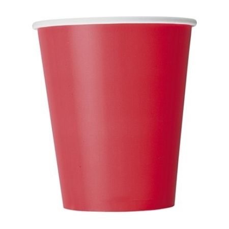 Ruby Red Cups I Red Party Tableware I My Dream Party Shop