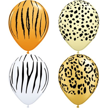 Jungle Print 11 Inch Balloons I Jungle Party Decorations I My Dream Party Shop UK