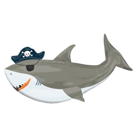 Sea Ahoy Pirate Shark Supershape Balloon I Under the Sea Party Decorations I My Dream Party Shop