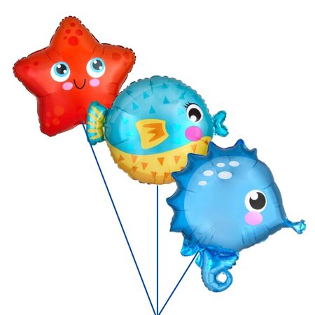 Sealife Helium Balloon Bouquet I Childrens Balloons for Collection Ruislip I My Dream Party Shop