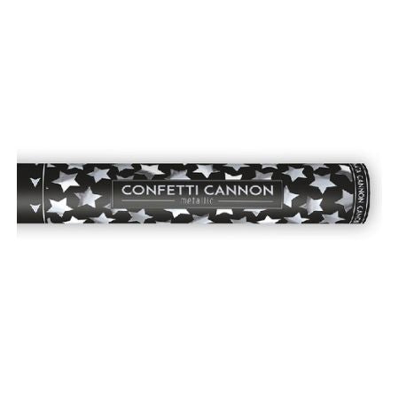 Silver Stars Confetti Cannon I New Year's Eve Party Supplies I My Dream Party Shop