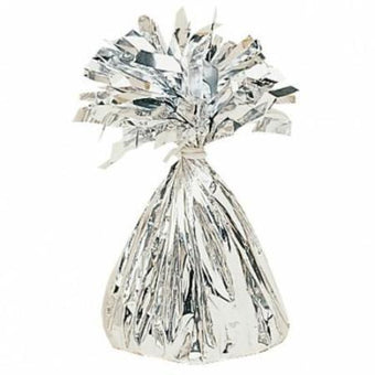 Silver Tassel Balloon Weight I Modern Balloons and Accessories UK