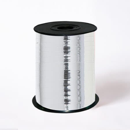 Silver Curling Ribbon 45 Metres Unique I Balloon Accessories I UK