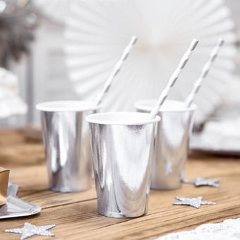 Silver Small Foil Cups I My Dream Party Shop I UK