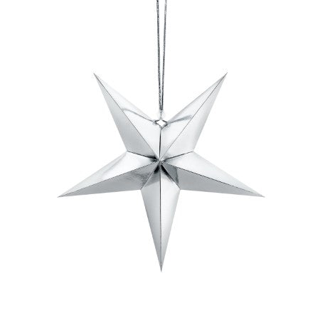 Silver Star Decoration I Silver Party I My Dream Party Shop I UK