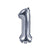 Giant Number One Silver Foil Balloon I Number One Helium Balloon I UK