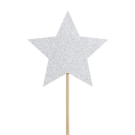 Silver Star Cake Toppers I Silver Tableware I My Dream Party Shop I UK