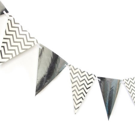 Silver Party Bunting I Silver Party Decorations I My Dream Party Shop I UK
