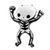 Dancing Skeleton Balloon I Halloween Party Balloons I My Dream Party Shop UK