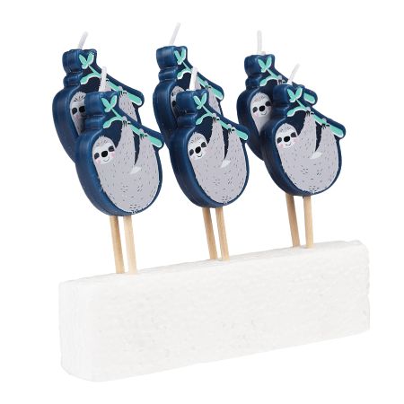 Sydney The Sloth Candles I Sloth Party Accessories I My Dream Party Shop UK