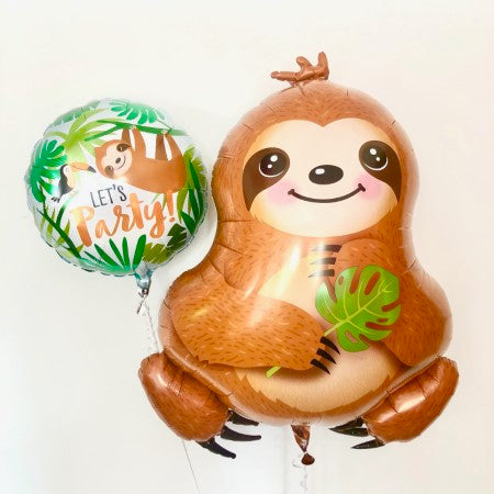 Sloth Foil Balloons Helium Inflation for collection Ruislip I My Dream Party Shop